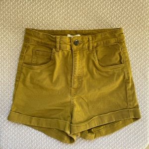 H&M High Waisted Cuff Shorts